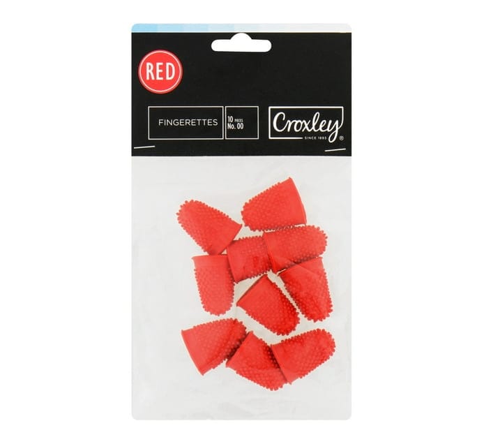 Croxley Croxley No. 00 Fingerettes 10-Pack Red (7347064799321)