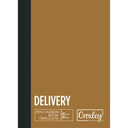 Croxley Office stationary Croxley Pen Carbon Book - Delivery Triplicate A5 JD66PR (7908138156121)