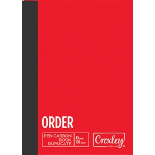 Croxley Office stationary Croxley Pen Carbon Book - Order Duplicate A5 JD22PS