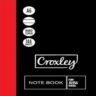 Croxley Tech & Office Croxley Notebook A6 Hard Cover 144 Page (7395608494169)