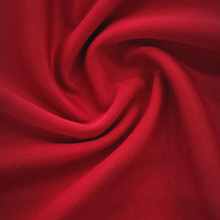 CRYSTAL SCUBA Dress Fabric Blood Red Crystal Scuba 150cm (7915263230041)