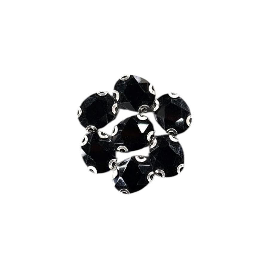 Crystal Stone Habby Black Crystal D.R Stone 8x10 Oval (7889950769241)