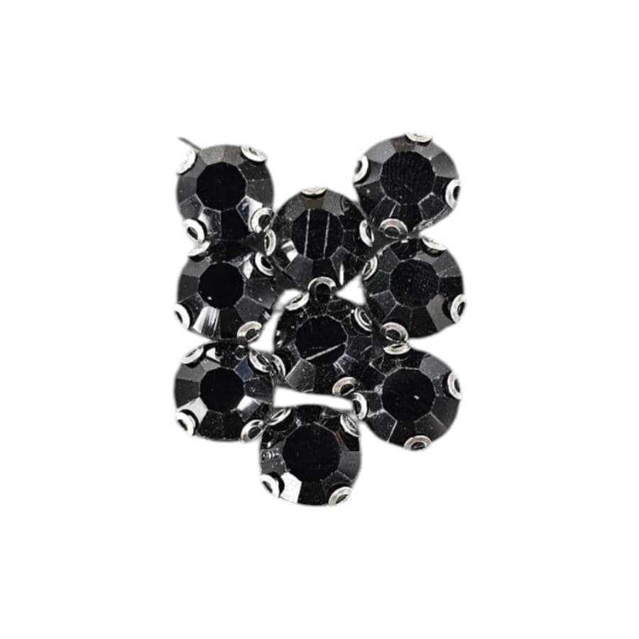 Crystal Stone Habby Black Loose Diamante Stone SS-50 (7889391452249)
