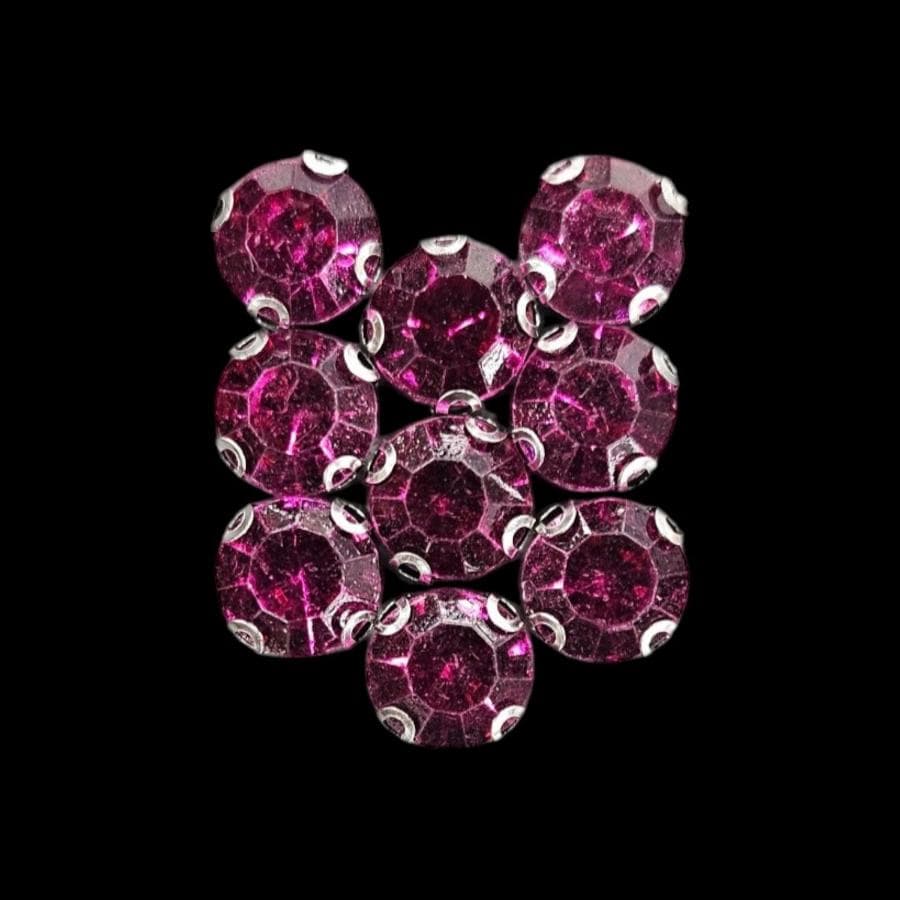 Crystal Stone Habby Cerise Pink Loose Diamante Stone SS-50 (7889391452249)