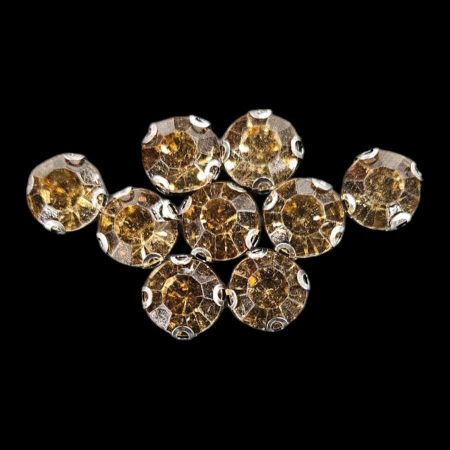 Crystal Stone Habby Champagne Loose Diamante Stone SS-50 (7889391452249)