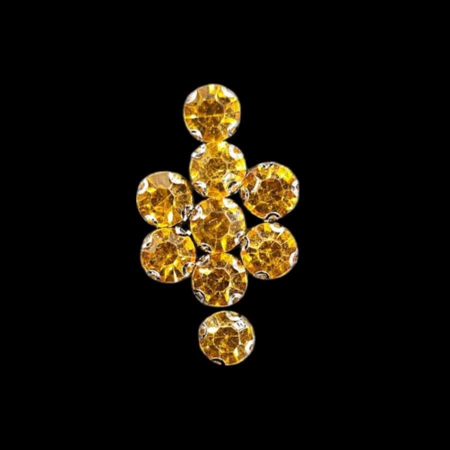 Crystal Stone Habby Gold Loose Diamante Stone SS-35 (7889129439321)