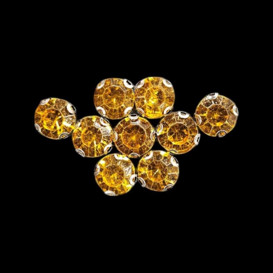 Crystal Stone Habby Gold Loose Diamante Stone SS-50 (7889391452249)