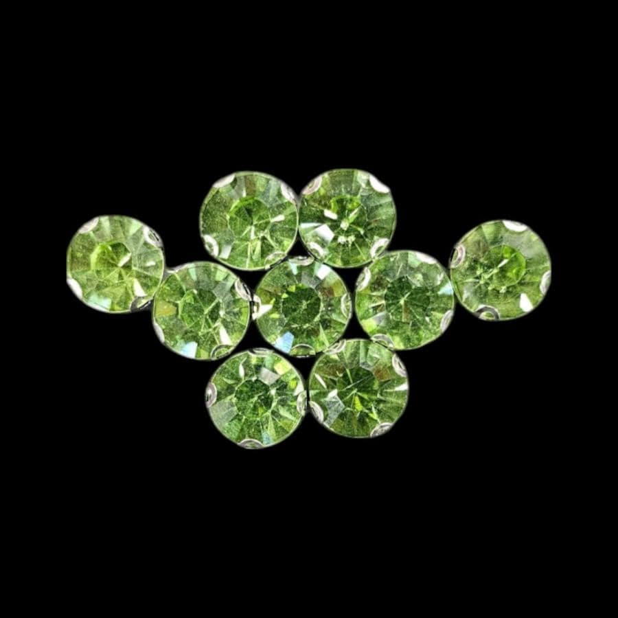 Crystal Stone Habby Green Loose Diamante Stone SS-50 (7889391452249)