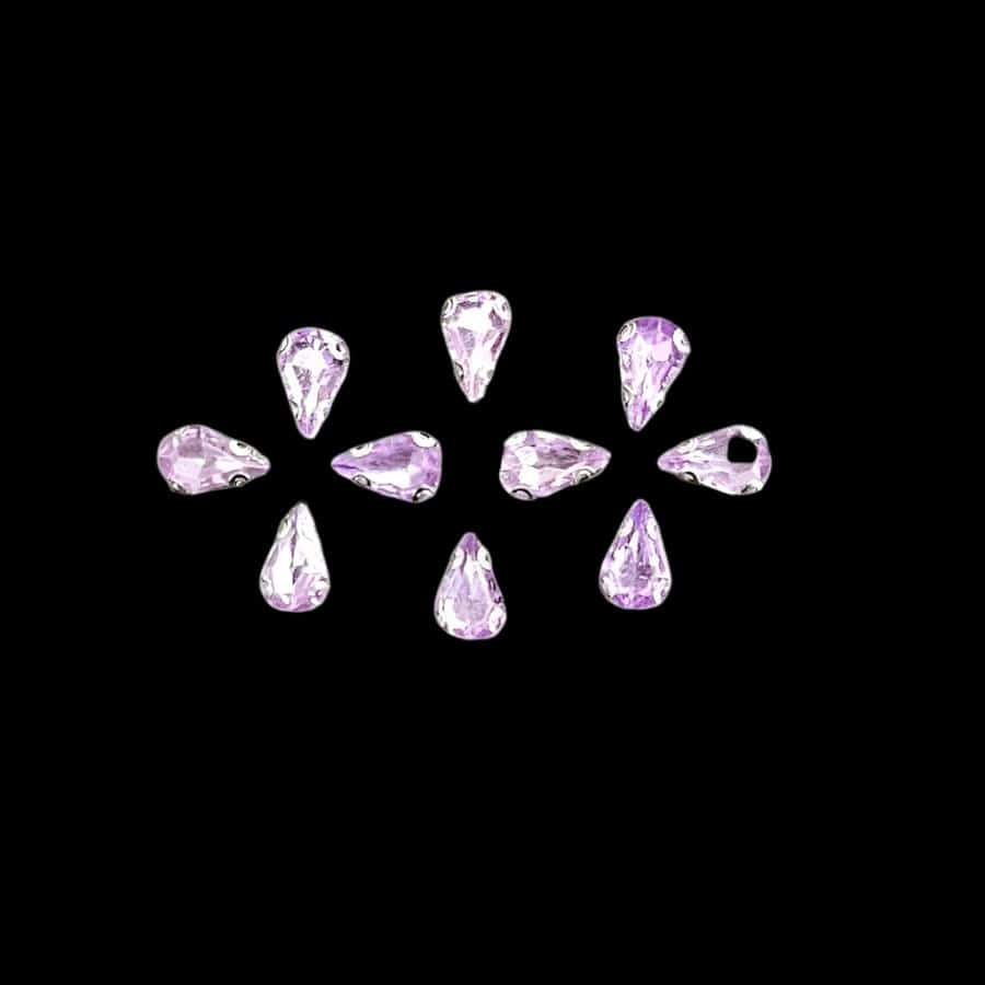Crystal Stone Habby Lilac Crystal D.R Stone 6x10 Drop (7889076060249)