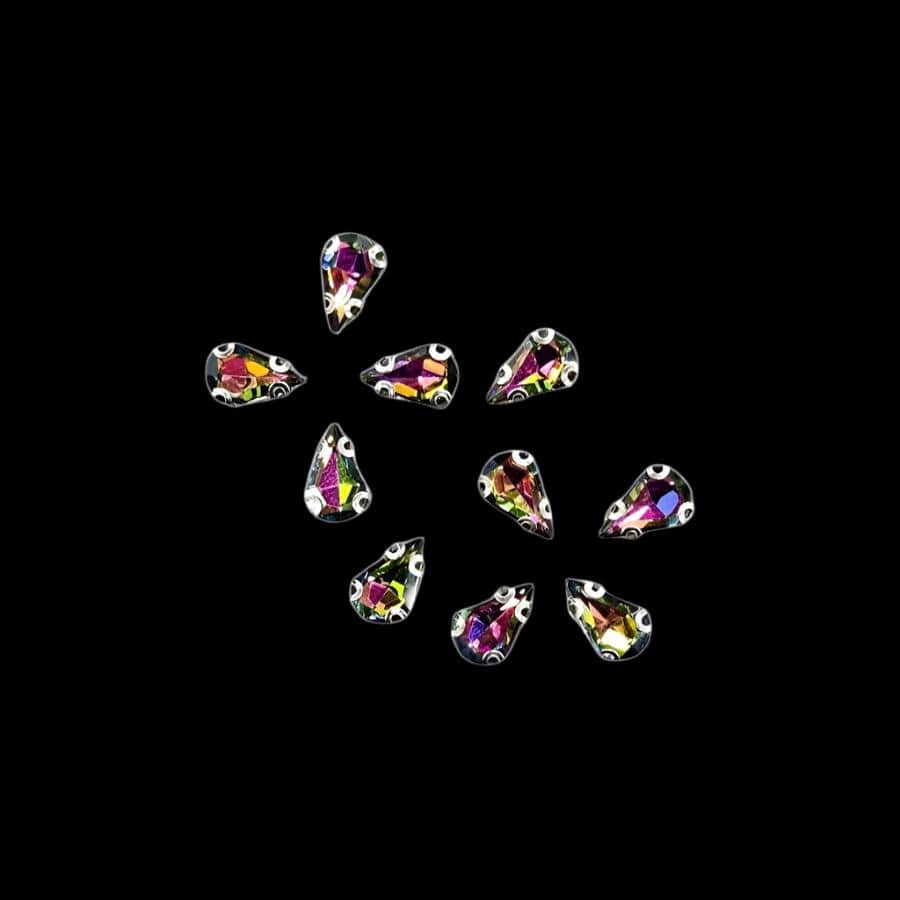 Crystal Stone Habby Multi-Color Crystal D.R Stone 6x10 Drop (7889076060249)