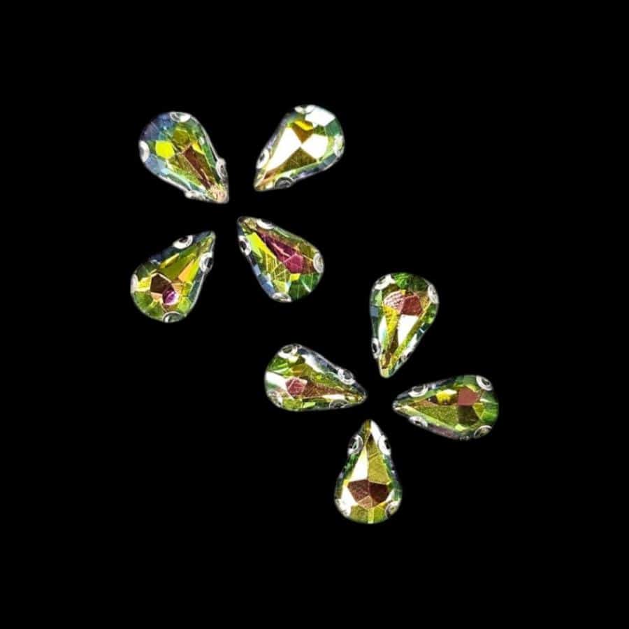 Crystal Stone Habby Multi-Color Crystal D.R Stone 8x13 Drop (7889445027929)