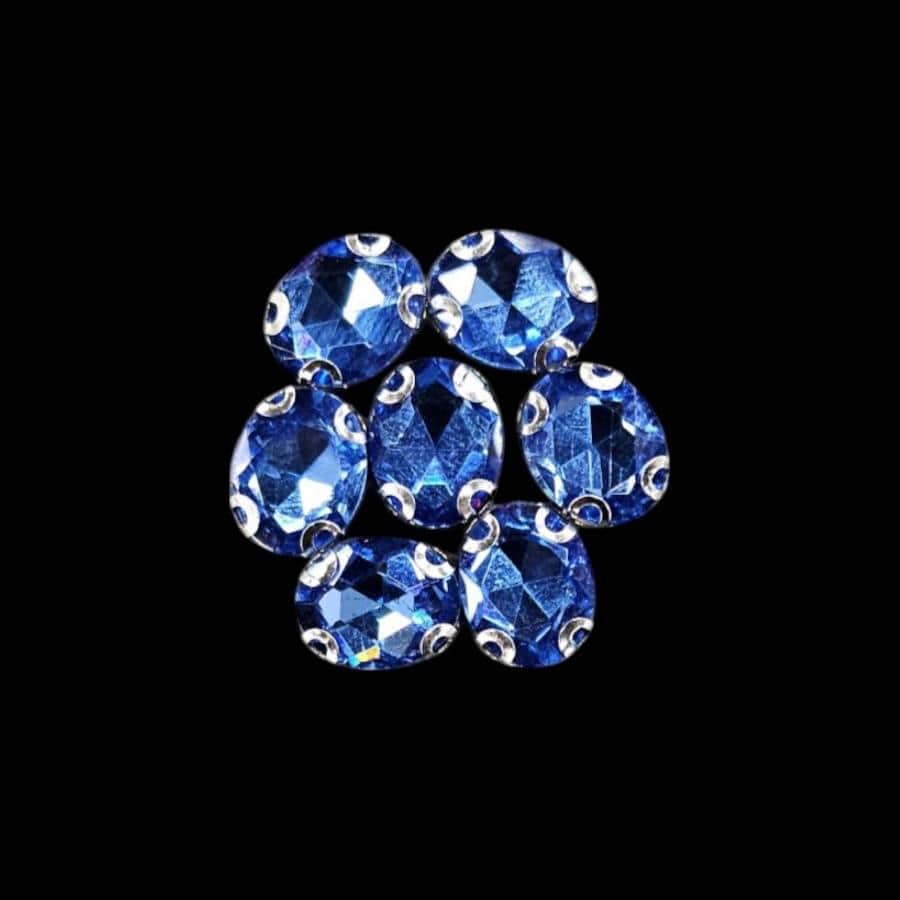 Crystal Stone Habby Navy Crystal D.R Stone 8x10 Oval (7889950769241)