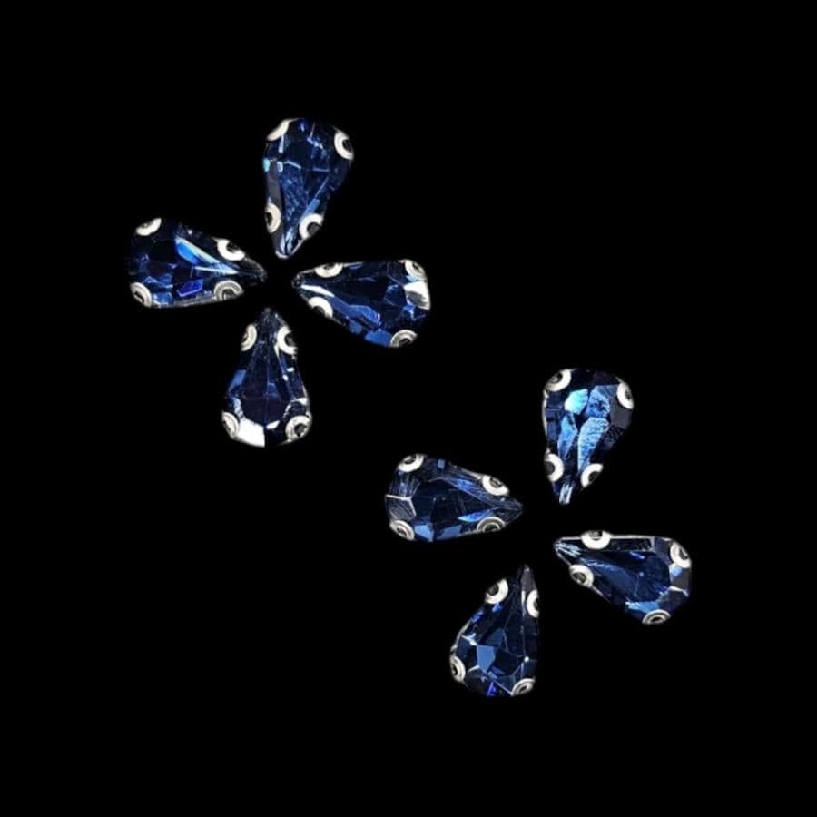 Crystal Stone Habby Navy Crystal D.R Stone 8x13 Drop (7889445027929)
