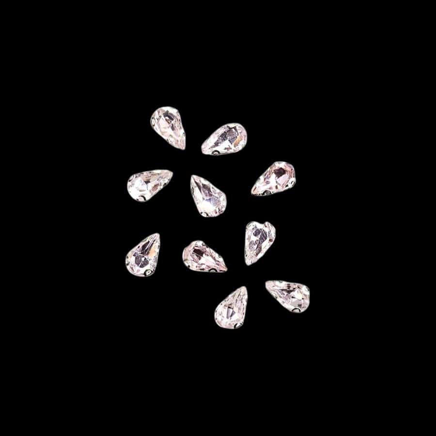 Crystal Stone Habby Pink Crystal D.R Stone 6x10 Drop (7889076060249)