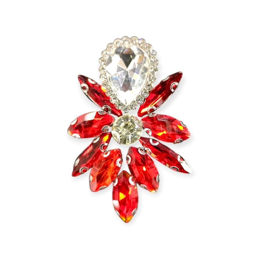 Crystal Stone Habby Red Glass Stone Stick CS3