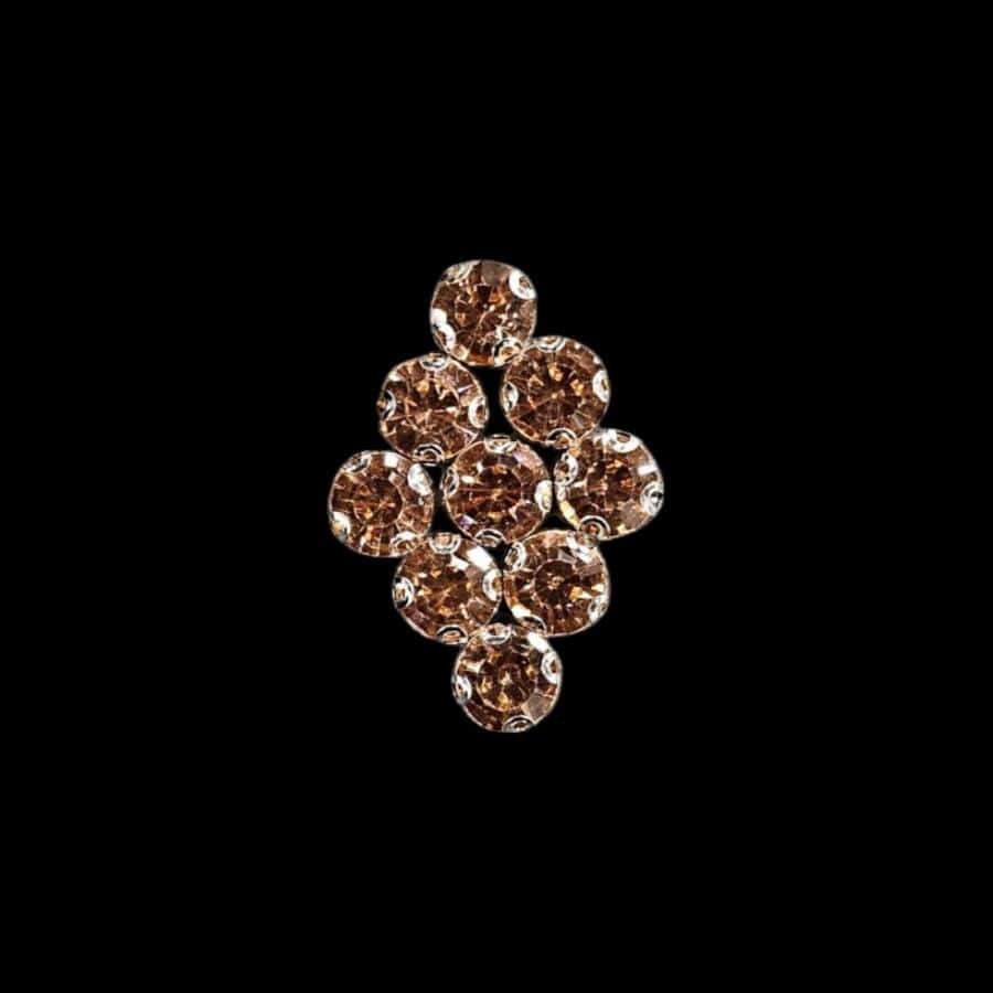 Crystal Stone Habby Rose Gold Loose Diamante Stone SS-35 (7889129439321)