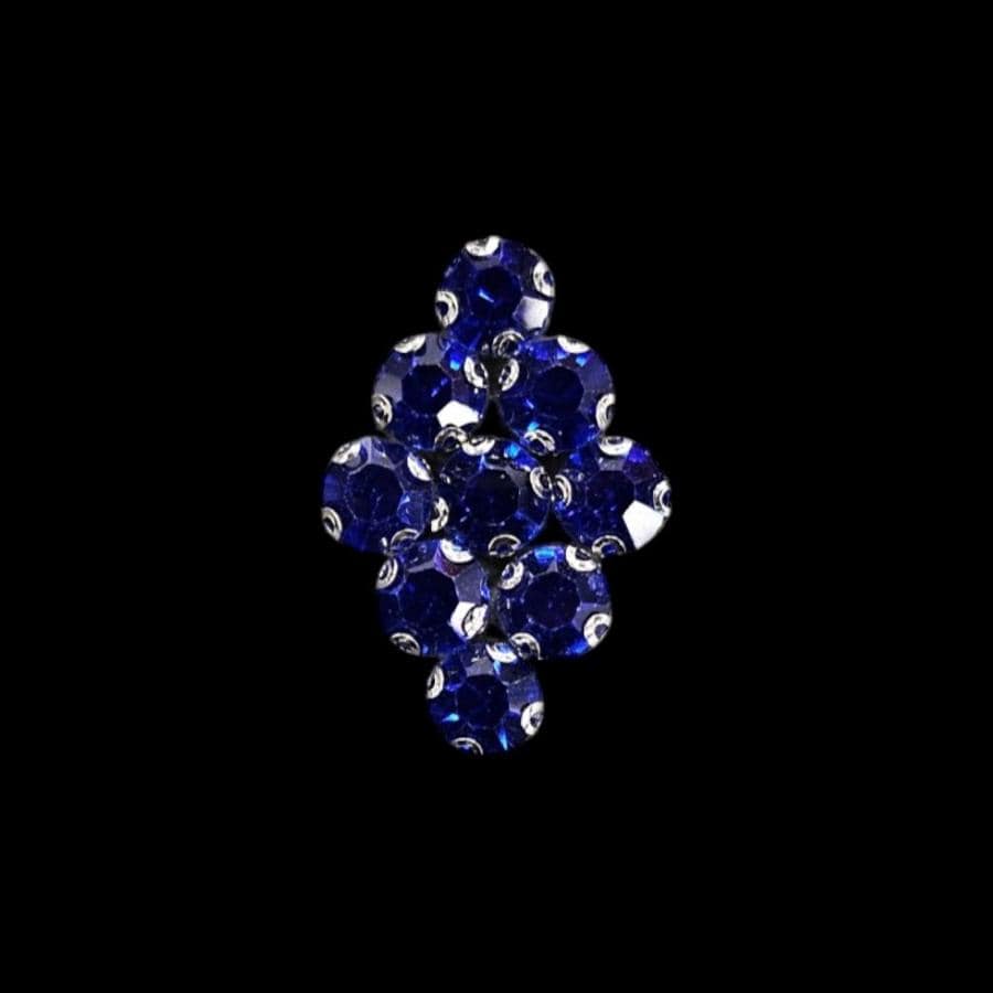 Crystal Stone Habby Royal Blue Loose Diamante Stone SS-35 (7889129439321)