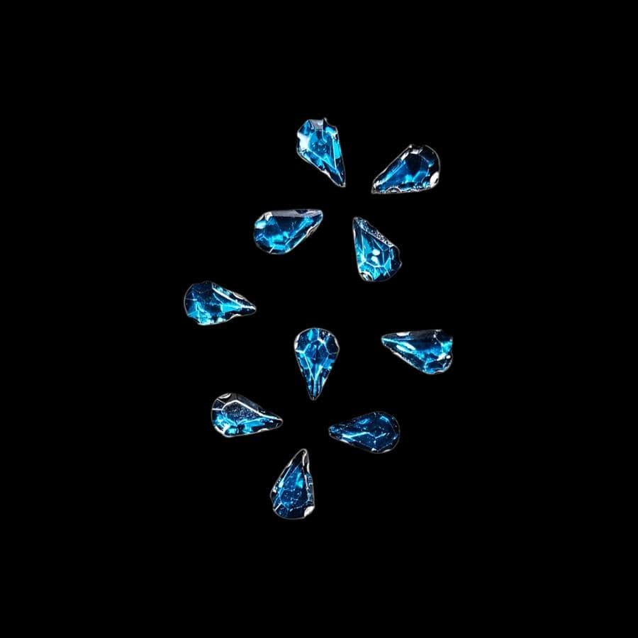 Crystal Stone Habby Teal Crystal D.R Stone 6x10 Drop (7889076060249)