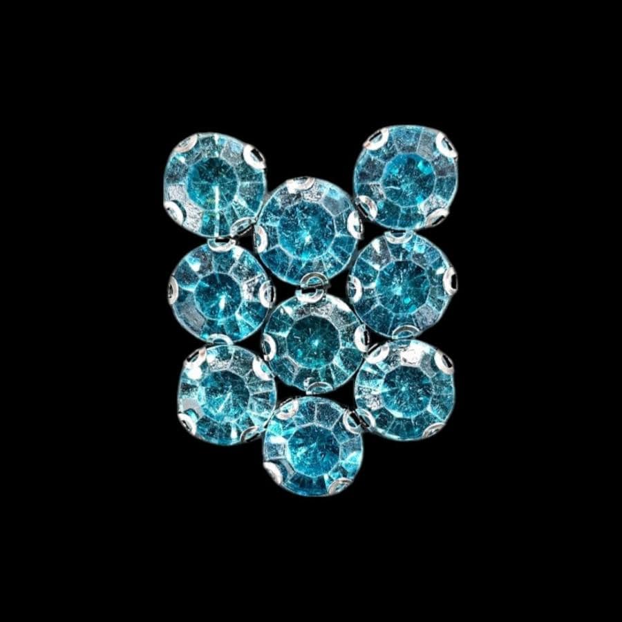 Crystal Stone Habby Teal Loose Diamante Stone SS-50 (7889391452249)