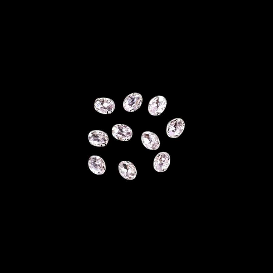 Crystal Stones habby Pink Crystal D.R Stone 6x8 Oval (7888590372953)