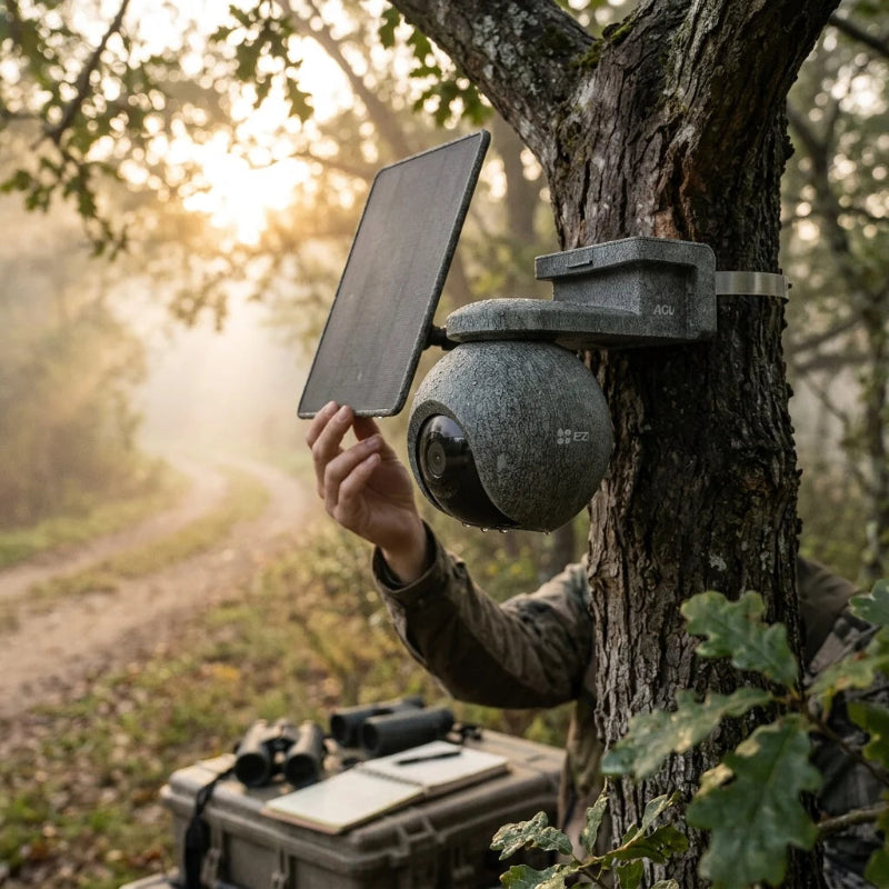 EZVIZ EB8 Pro Ranger + Solar Panel 8W-4G & WIFI.