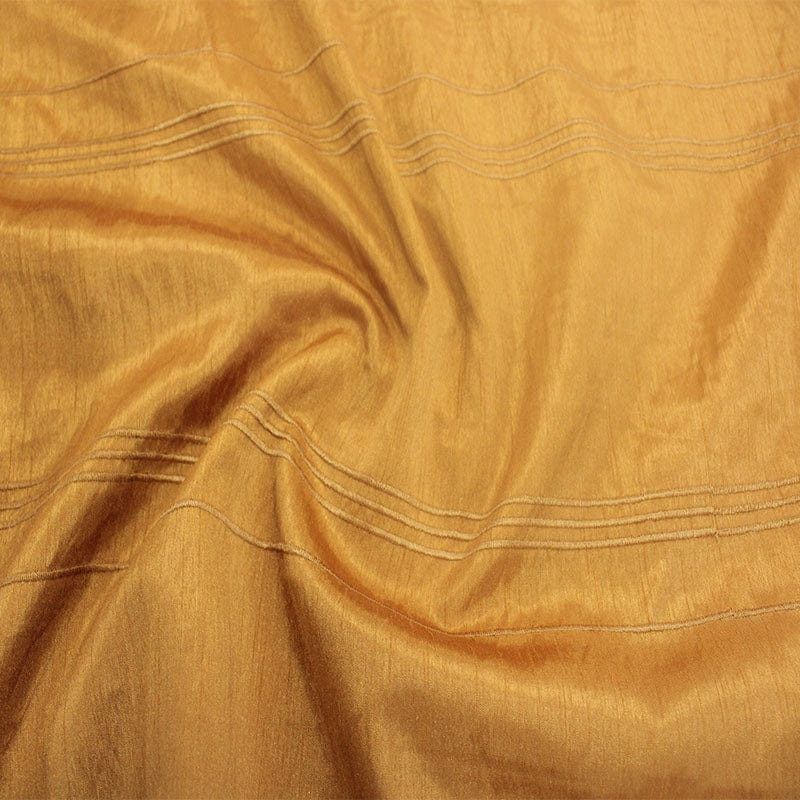 curtain material Poly Dupion Embroided KBS384 Curtain Material
