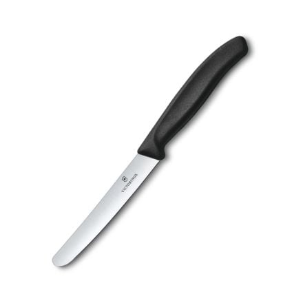Victorinox Swiss Classic Tomato and Table Knife Plain Black 11cm V6.7803.FB.