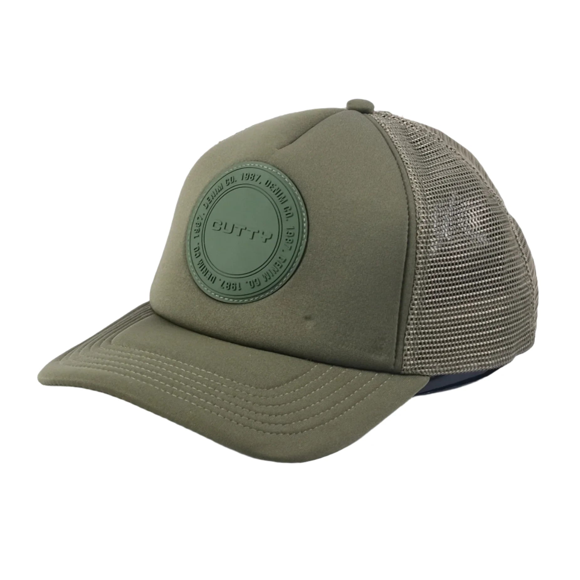 Cutty Caps Cutty AlderTrucker Hat Olive (7781211078745)