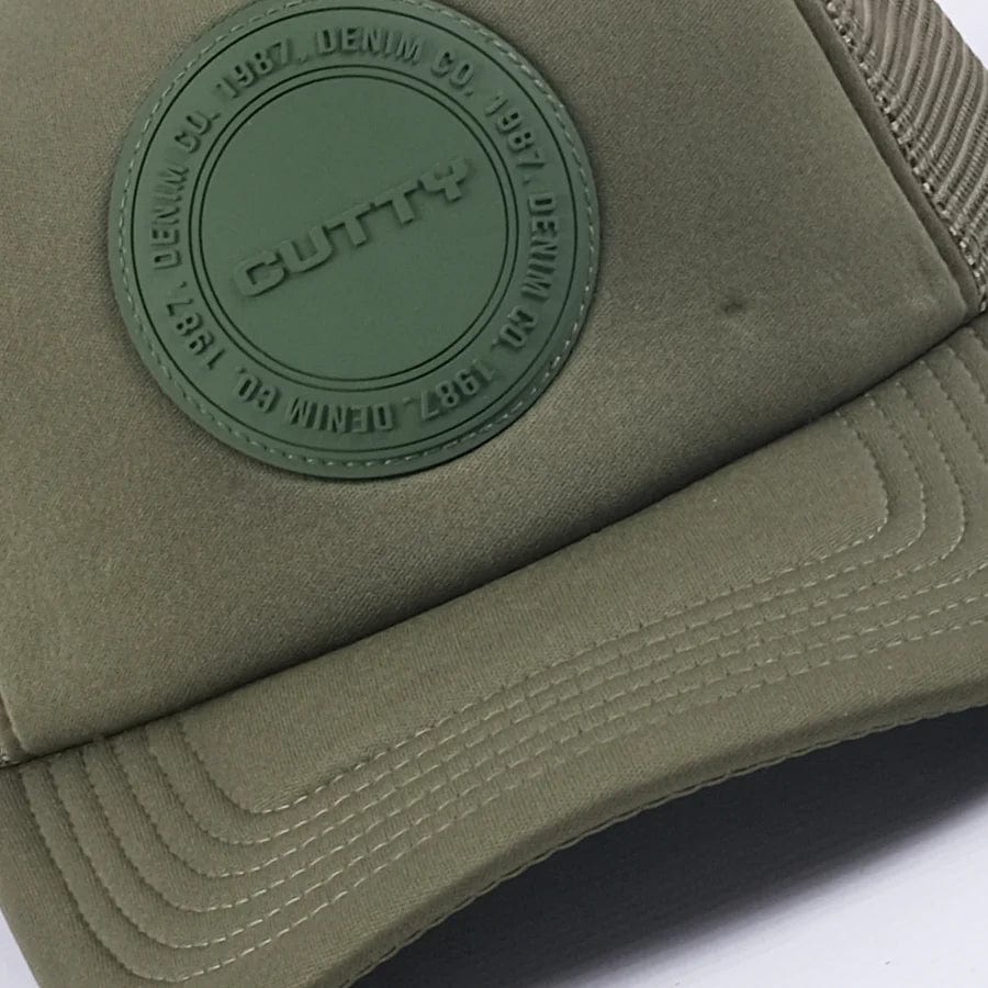 Cutty Caps Cutty AlderTrucker Hat Olive (7781211078745)