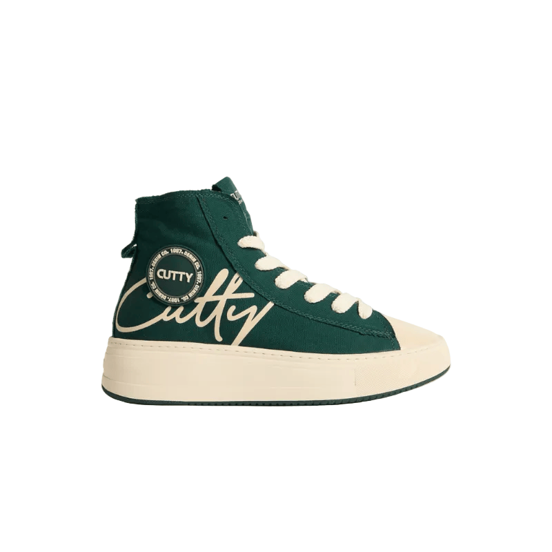 Cutty Casual Shoes Cutty Men's Tampa Hi Top Sneaker-Green CUTAMPA