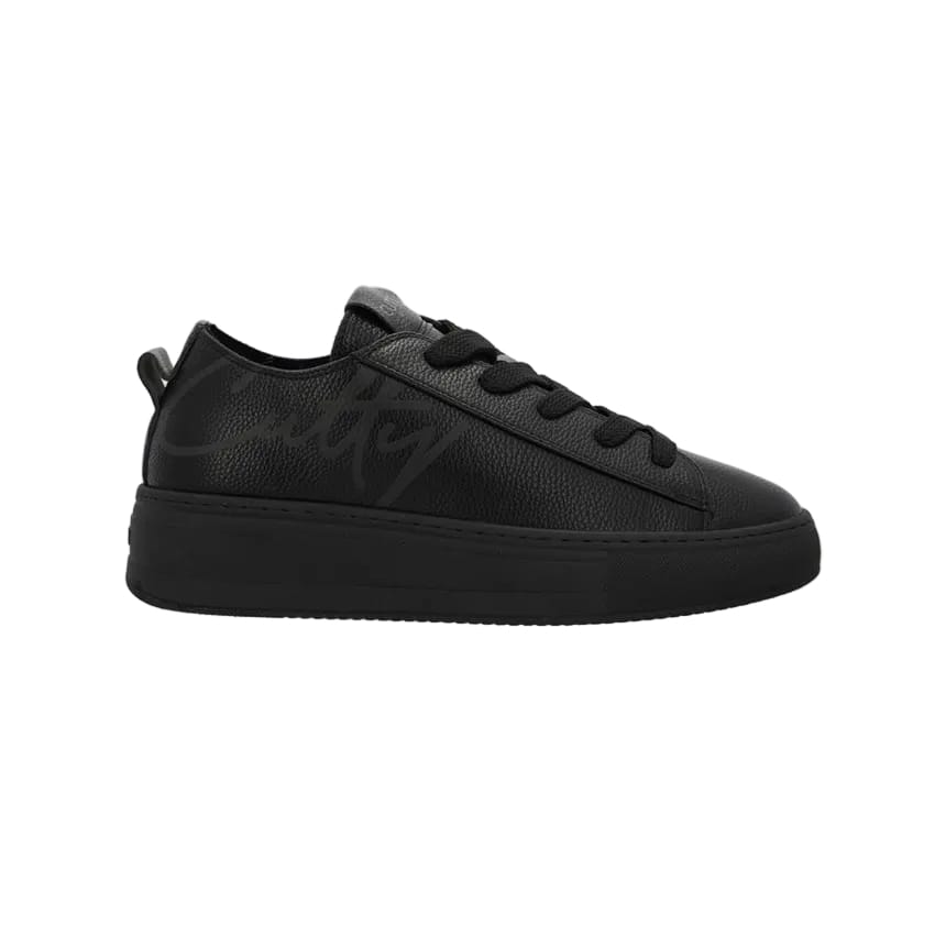 Cutty Casual Shoes Cutty Men's Tampa Pebble Pu-Black CUTAMPA