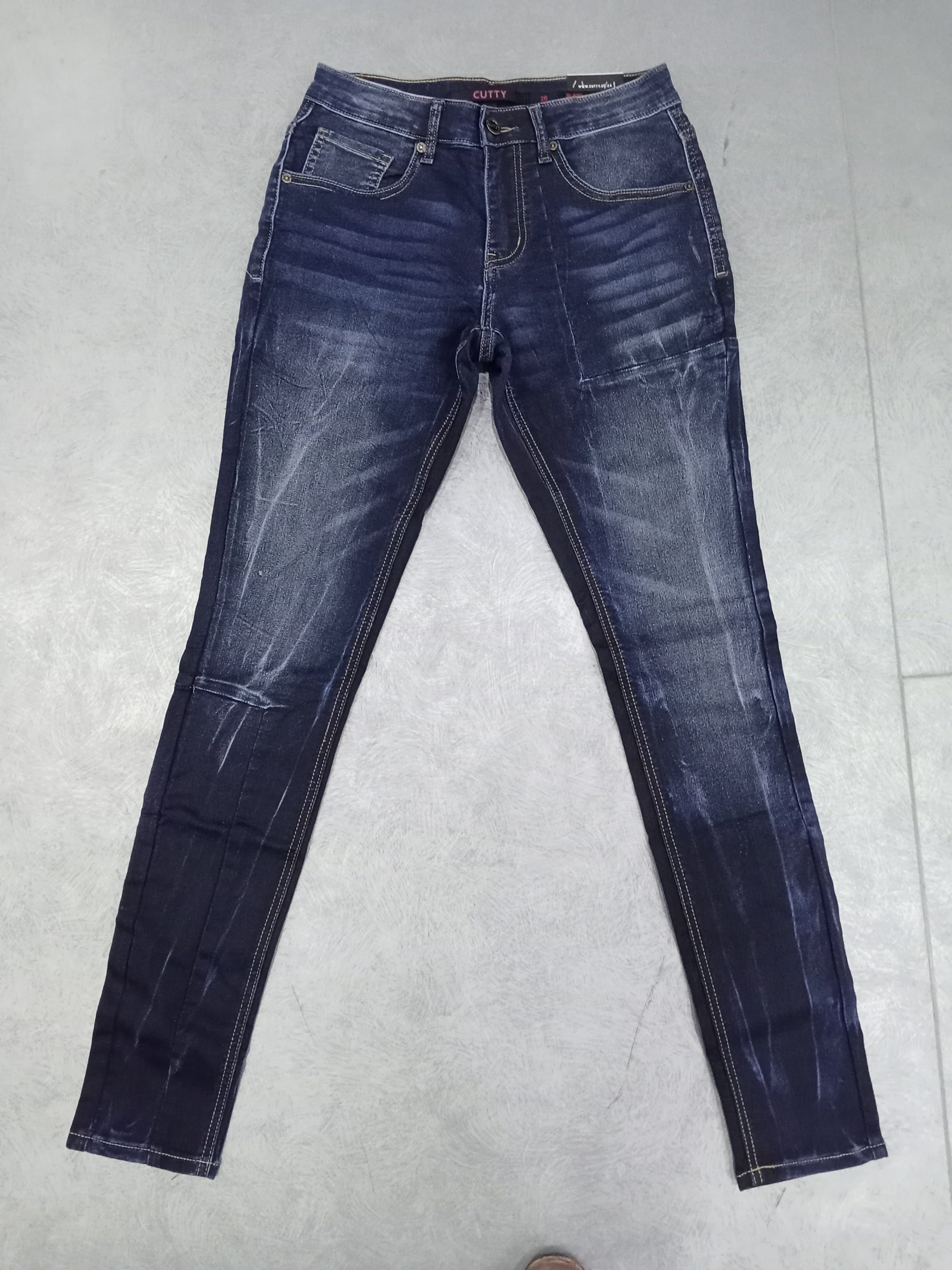 Cutty Jeans Cutty Men's Coated Celmic Denim Jean Dark Wash (7809113358425)