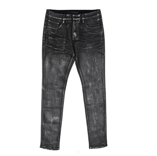 Cutty Jeans Cutty Mens Coated Denim Jean Black (7754094248025)