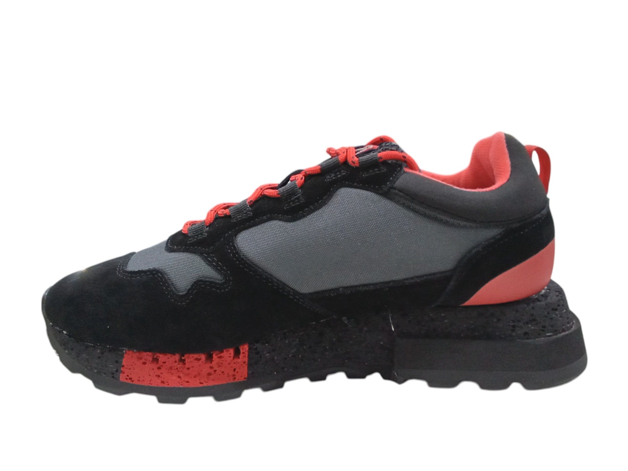 Cutty Mens Sneakers Cutty Classic Runner Sneaker Black/ Red