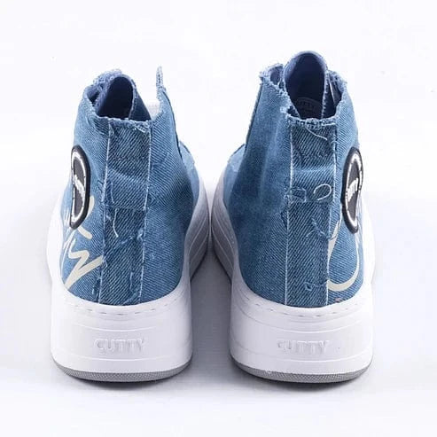 Cutty Mens Sneakers Cutty Tampa Hi Sneakers Denim