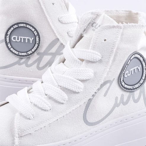 Cutty Mens Sneakers Cutty Tampa Hi Sneakers White