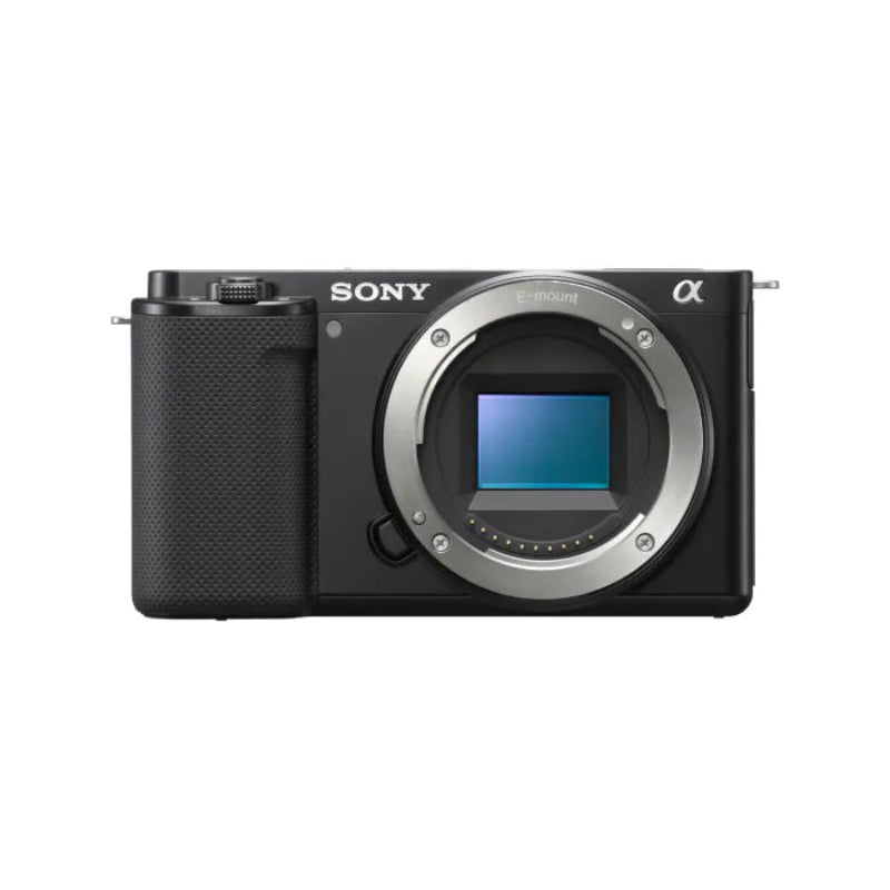 Sony Alpha ZV-E10 Mirrorless Camera with 16-50mm Lens (Black).