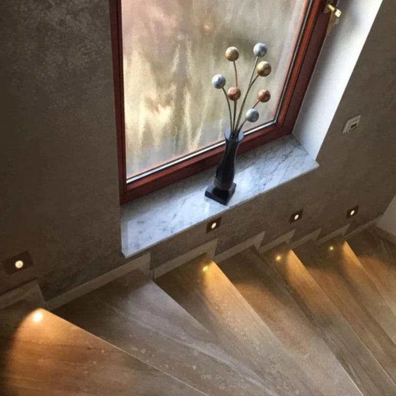 Spazio  Footlight Orion Square Drop Black 2385.033