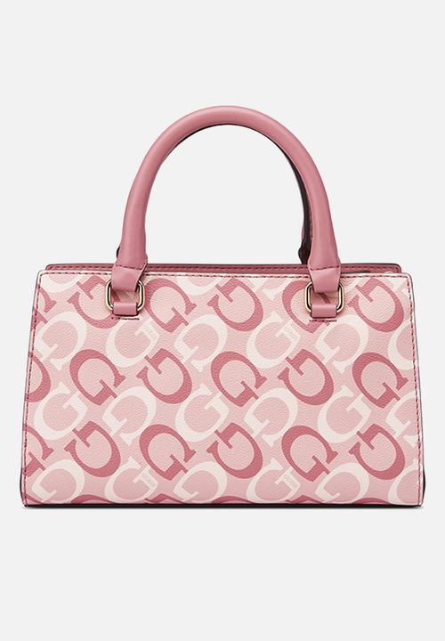 Guess Bandera Satchel-Pink (7991178035289)