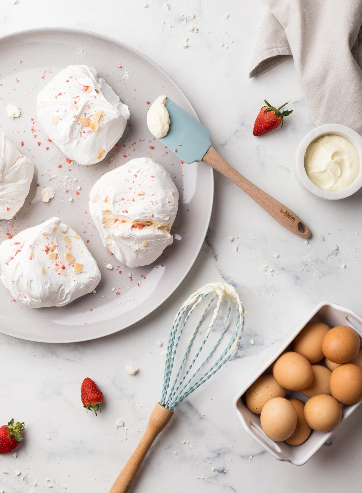 Kitchen Inspire CUTLERY Kitchen Inspire Beechwood & Silicone Spatula 501221 (7444327989337)