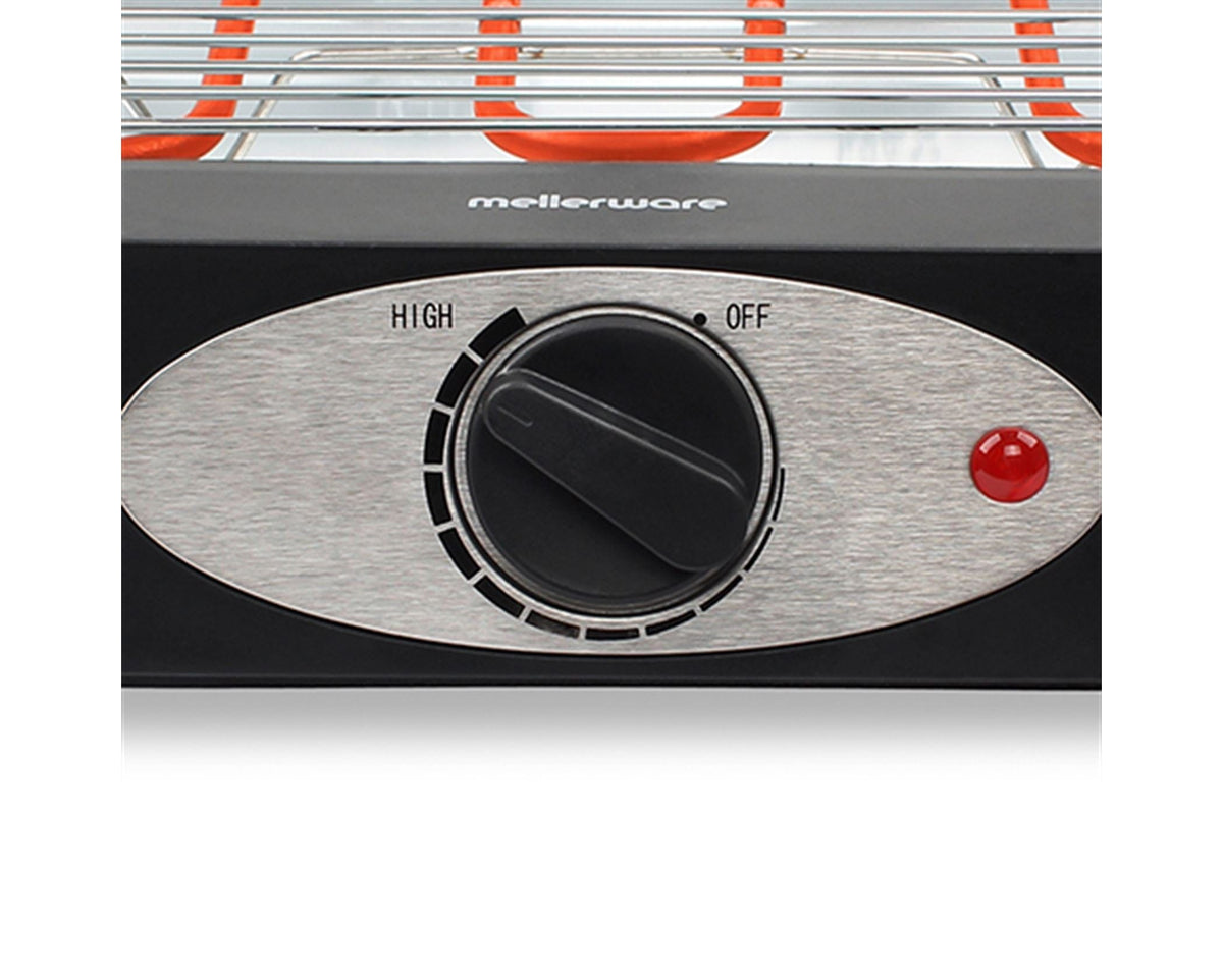 Mellerware Food Processor Mellerware Master 2000W Grill Variable Temperature Control Black (7297924169817)