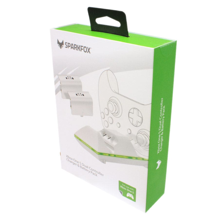 Sparkfox Gaming Sparkfox Xbox One S Dual Controller Charge Dock and Battery Pack (4789865414745)