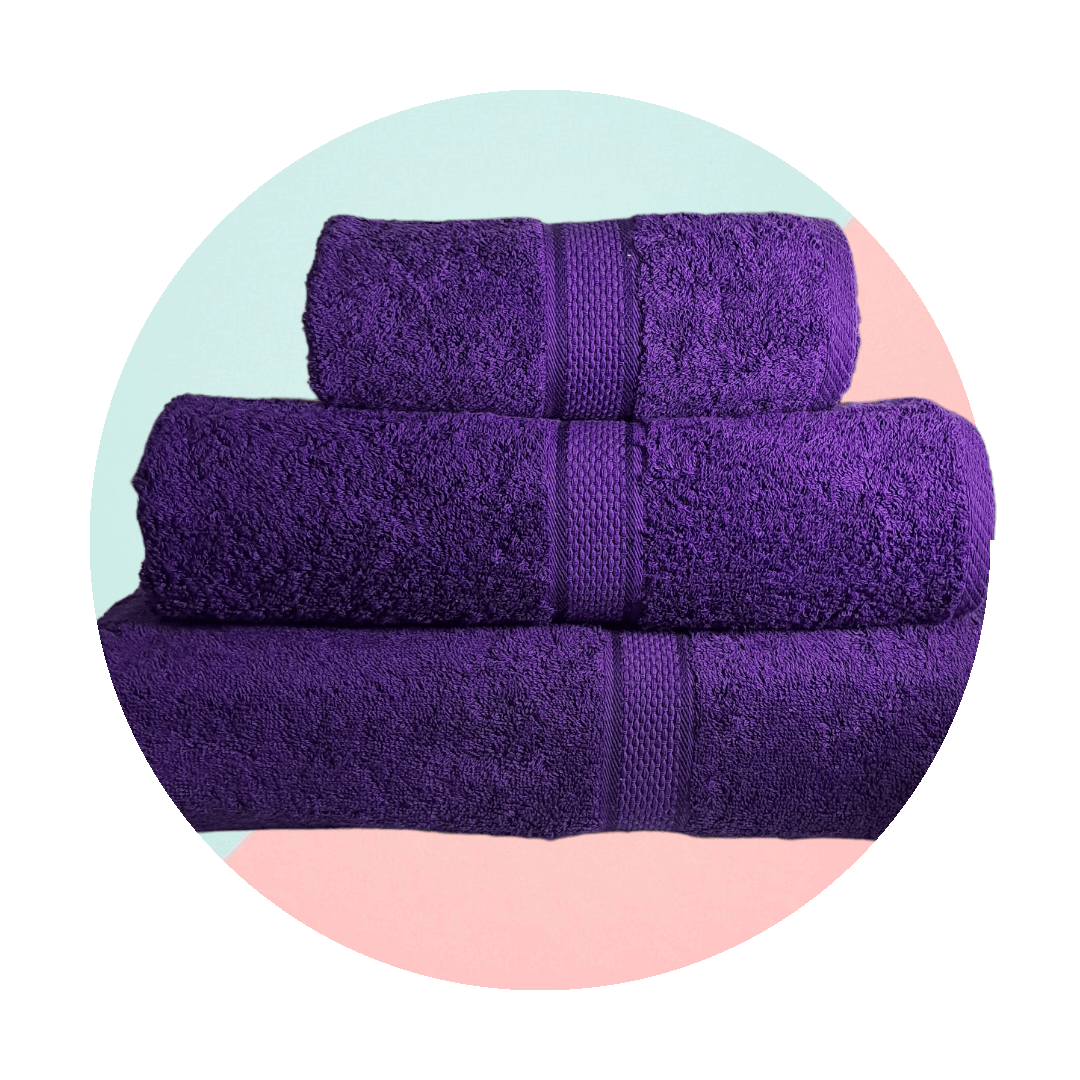 Glodina TOWEL Glodina Royal Shield Towel Purple 485GSM (7006188863577)