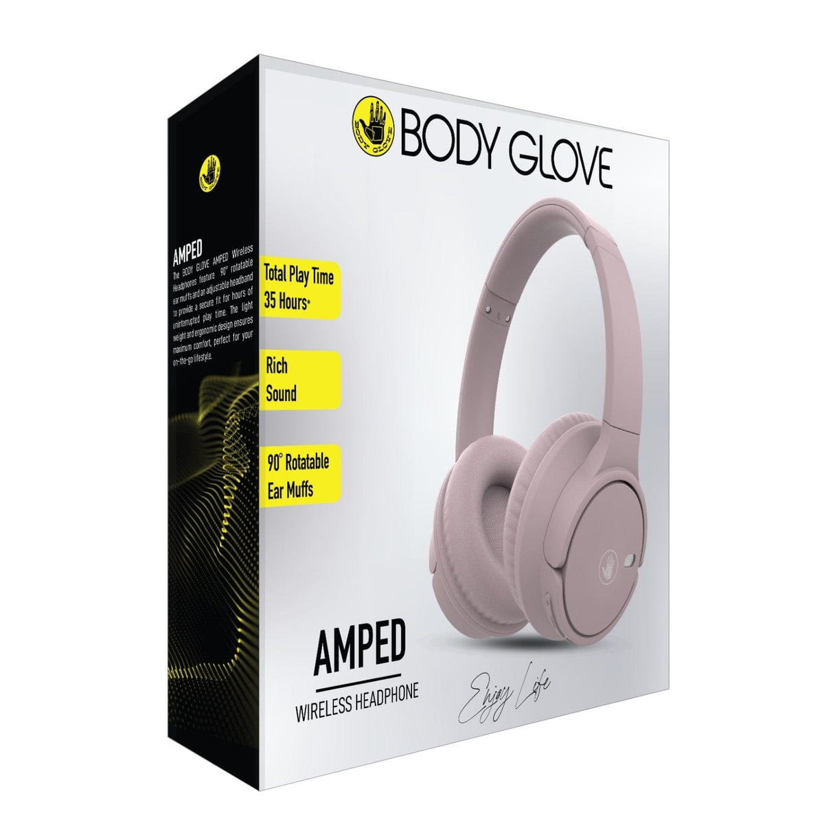 Body Glove Electronics Accessories Body Glove AMPED Wireless Over-Ear Headphone – Sand (7805562847321)