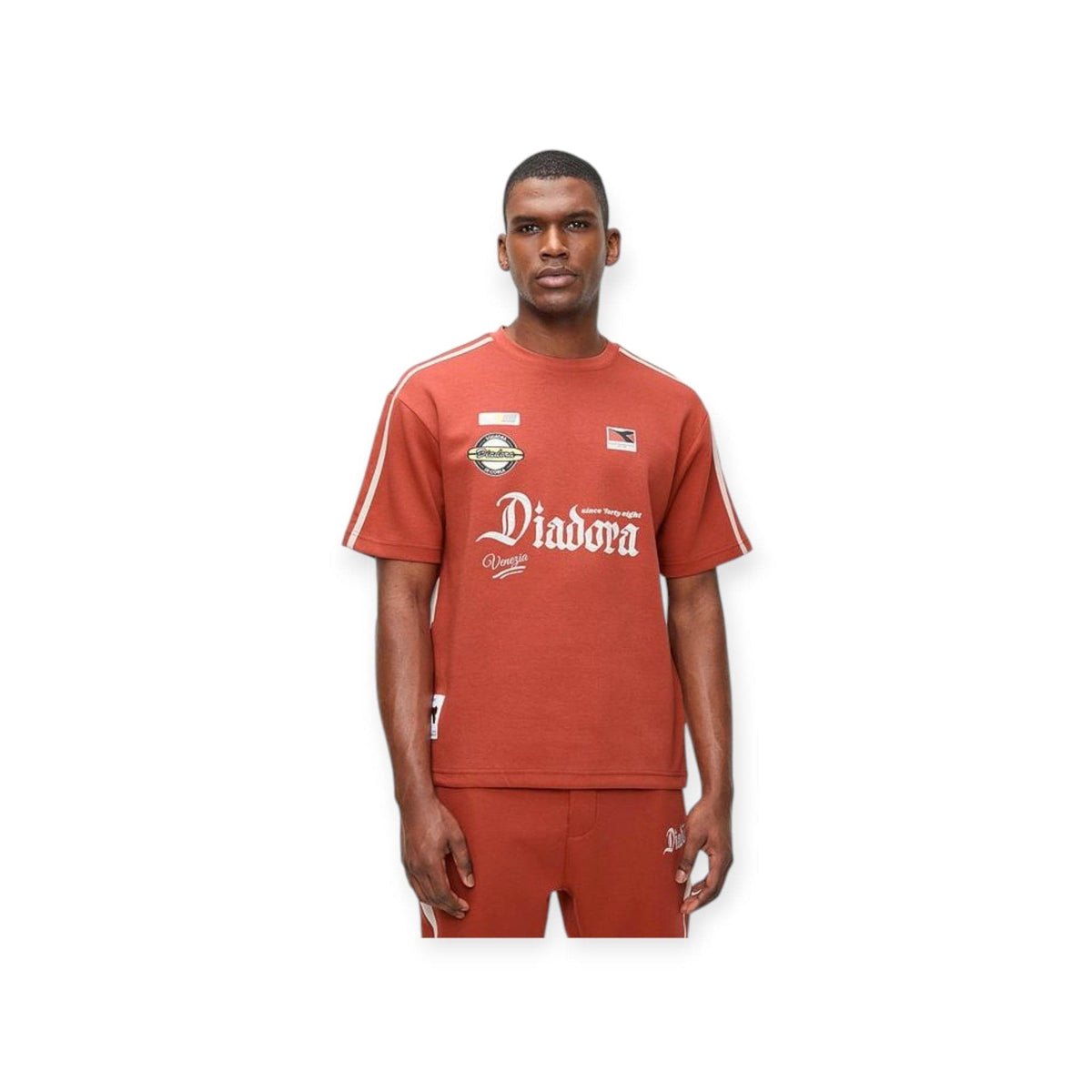 Diadora T Shirt Diadora Arvid T Shirt Brick Red