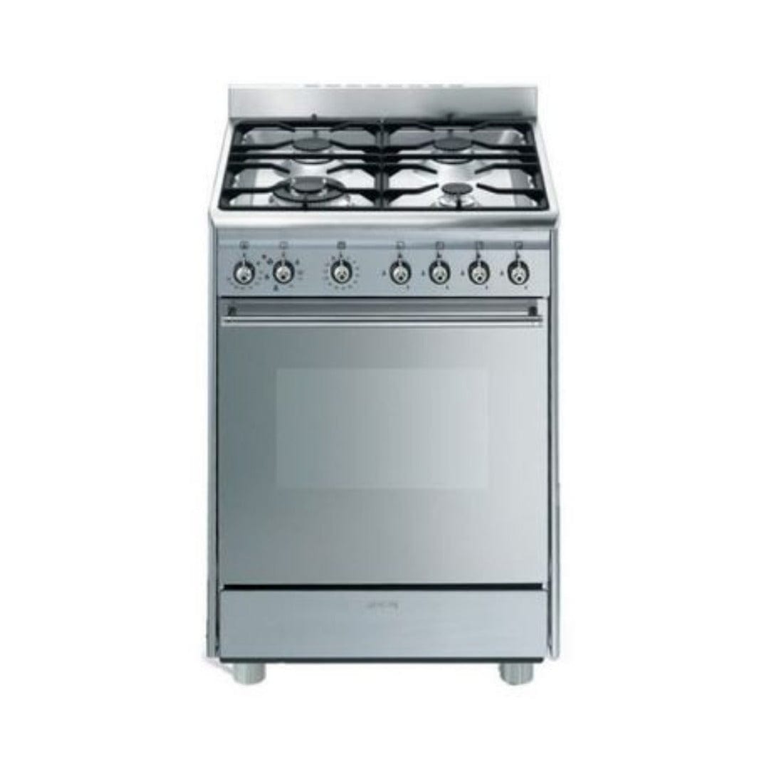 Smeg 60cm Stainless steel Gas Stove | Shop Online | mhcworld.co.za (2061761183833)