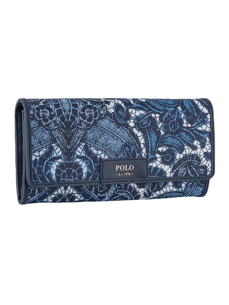 Polo Ladies Purse Polo Bedford Clutch Purse Navy POS454356 (7229948690521)