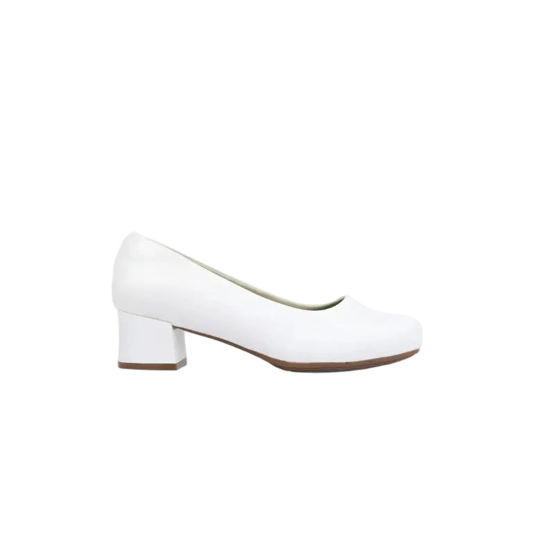 Hush Puppies Ladies Soft Fynn Heels-White SSL01619WHWH