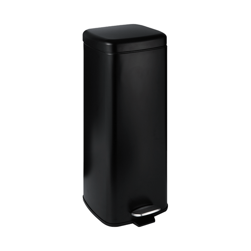 Legend DUST BIN Legend Square Soft Close 30lt Bin Black (7294507188313)