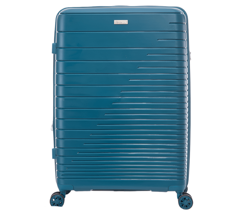 Travelmate Suit Case Travel Mate - Hard Shell Zipper 8 Wheel XBag Trolley Case - 75cm - TSA L-343 A - Teal (7759179841625)